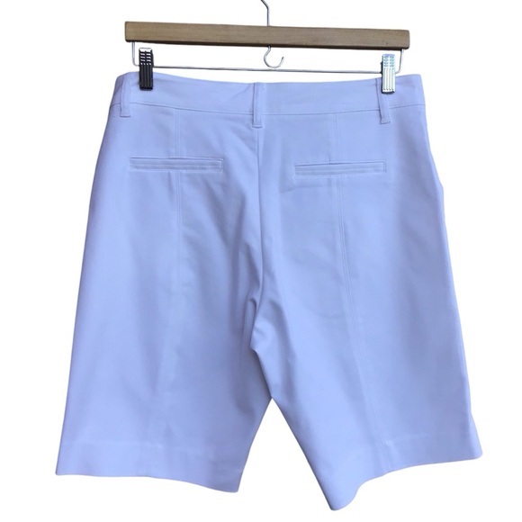 Foxcroft White Bermuda Shorts Size 10 NEW - Picture 3 of 6